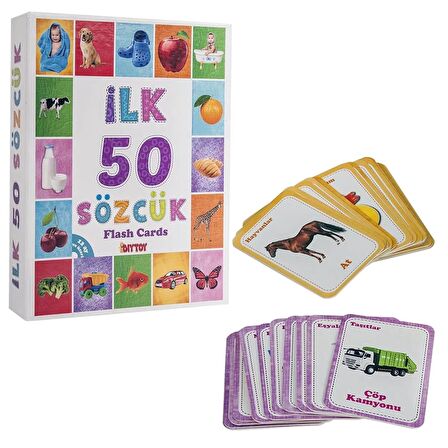 İlk 50 Sözcük Bebek Eğitici Oyuncak Konuşma Başlangıç Seti