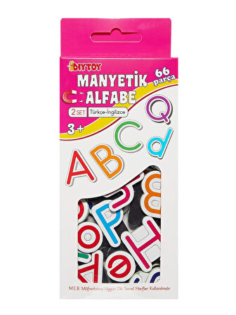 Diytoy Manyetik Alfabe Eğitici Oyuncak Magnet