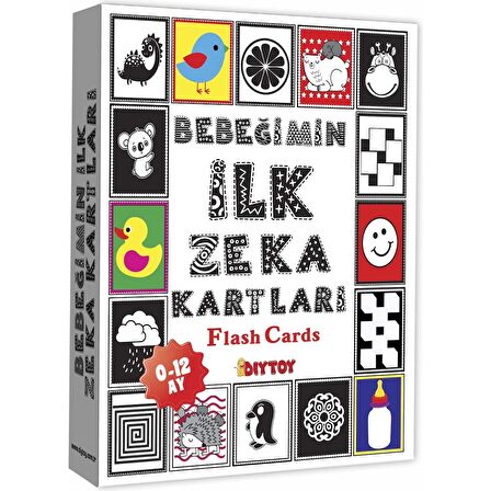 Diytoy Bebeğimin İlk Zeka Kartları Eğitici Oyuncak