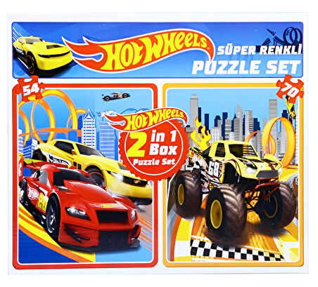 Diytoy Hot Wheels 2 in 1 Puzzle