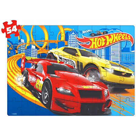 Diytoy 2 in 1 Puzzle Hot Wheels 124 Parça