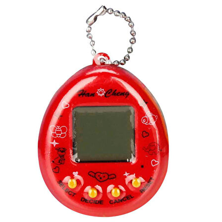 Sanal Bebek Sevimli Nostalji Oyuncak Kartela Kırmızı