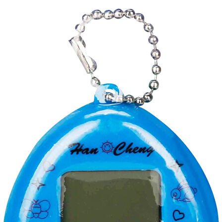Sanal Bebek Sevimli Nostalji Oyuncak Kartela Mavi