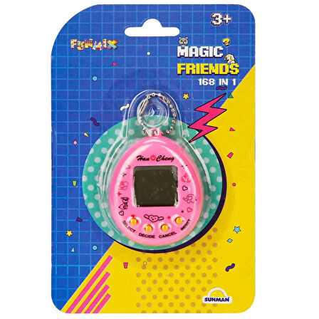 Sanal Bebek Sevimli Nostalji Oyuncak Kartela Pembe