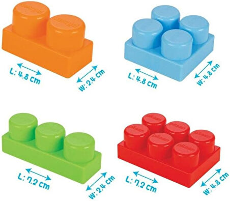 Master Bloklar 224 Parça Lisanslı Eğitici Yapı Blok Seti Pilsan Oyuncak
