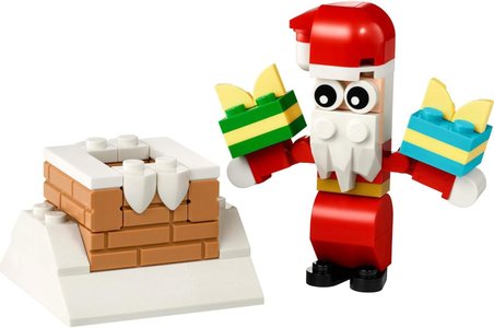 Lego Creator Noel Baba ile Baca Eğlencesi 30692 Oyuncak Yapım Seti 60 Parça