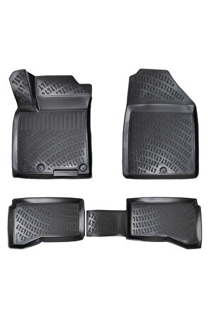 Kia Niro 2018 Araca Özel Tasarım 3D Havuzlu Paspas