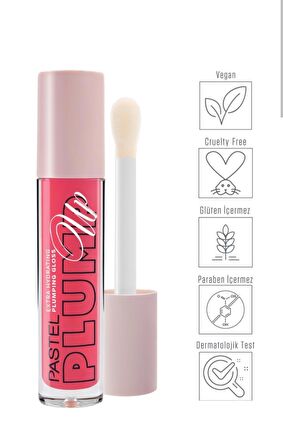 Pastel Plump Up Gloss 204 Sweet Spicy - Dolgunlaştırıcı Dudak Parlatıcısı