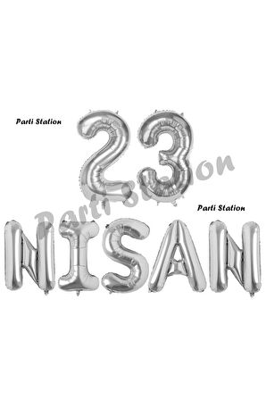23 Nisan Balon Set Türk Bayrağı Balon 23 Nisan Süsleme Malzeme 23 Nisan Parti Seti 2