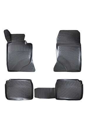 Mercedes E Serisi W124 1987 Araca Özel Tasarım 3D Havuzlu Paspas