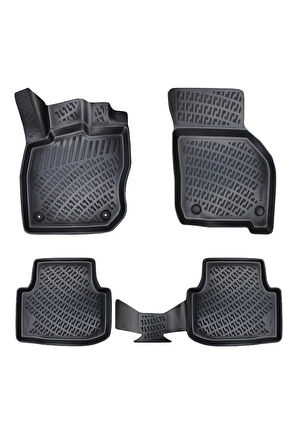 Seat Leon Otomatik Vites 2022 Araca Özel Tasarım 3D Havuzlu Paspas