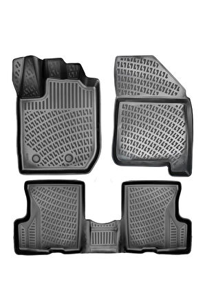 Dacia Duster 4x2 Prestige Paket 2020 Araca Özel Tasarım 3D Havuzlu Paspas