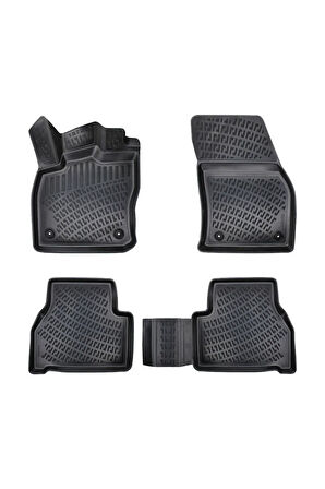 Ford Connect 2023 Araca Özel Tasarım 3D Havuzlu Paspas