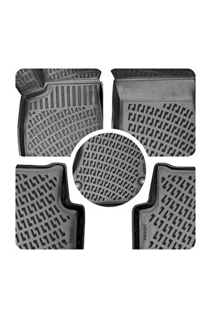 Hyundai Sonata 2021 Araca Özel Tasarım 3D Havuzlu Paspas