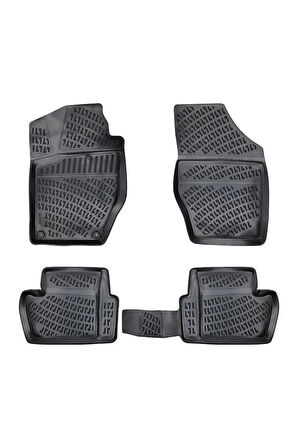 Citroen C4 2018 Araca Özel Tasarım 3D Havuzlu Paspas