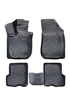 Dacia Duster 4x4 2009 Araca Özel Tasarım 3D Havuzlu Paspas