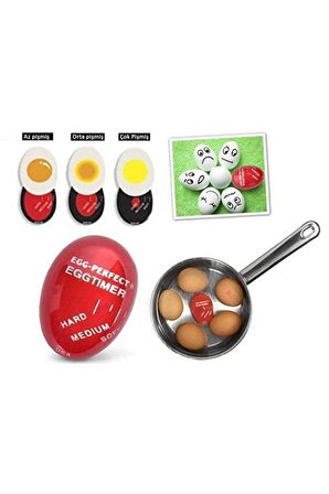 Dublör Yumurta Zamanlayıcı Egg Timer Pişirme Haşlama Süresi Aparatı Zaman Ayarlama Göstergesi