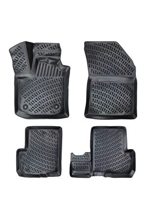 Dacia Lodgy 2020 Araca Özel Tasarım 3D Havuzlu Paspas