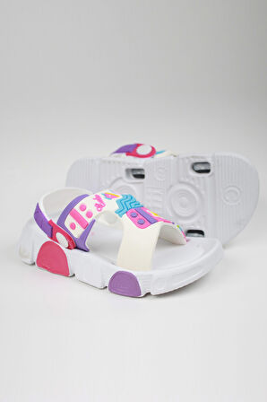 Günlük Unisex Çocuk Sandalet Esnek Kaymaz Taban Yazlık Ev Okul Kreş Ayakkabı PS940-PS955