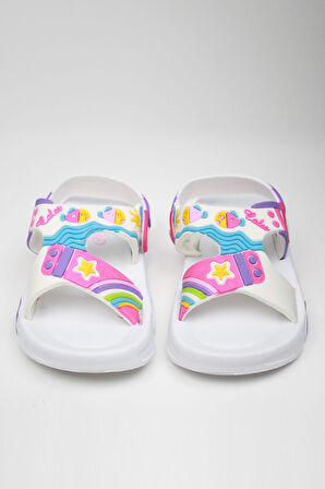 Günlük Unisex Çocuk Sandalet Esnek Kaymaz Taban Yazlık Ev Okul Kreş Ayakkabı PS940-PS955