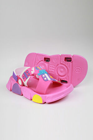 Günlük Unisex Çocuk Sandalet Esnek Kaymaz Taban Yazlık Ev Okul Kreş Ayakkabı PS940-PS955