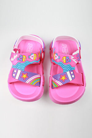 Günlük Unisex Çocuk Sandalet Esnek Kaymaz Taban Yazlık Ev Okul Kreş Ayakkabı PS940-PS955