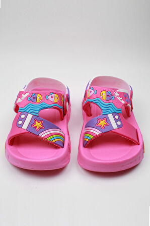 Günlük Unisex Çocuk Sandalet Esnek Kaymaz Taban Yazlık Ev Okul Kreş Ayakkabı PS940-PS955