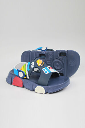 Günlük Unisex Çocuk Sandalet Esnek Kaymaz Taban Yazlık Ev Okul Kreş Ayakkabı PS940-PS955
