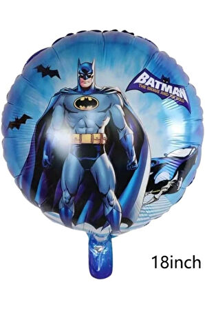 Siyah Rakam Balonlu Yarasa Batman Konsept 1 Yaş Doğum Günü Parti Balon Set Batman Tema Parti Set