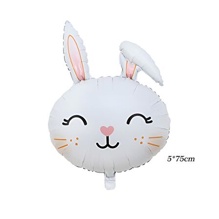 Tavşan Bunny Konsept Balon Easter Sevimli Tavşan Woodland Doğum Günü Parti Balon