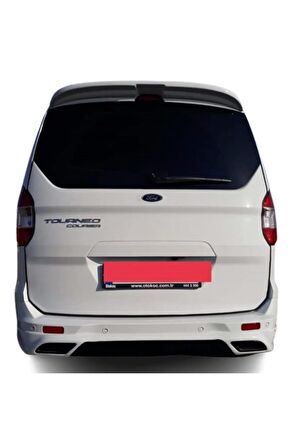 Ford Courier (2015 - 2022)  Uyumlu Egzoz Görünümlü Arka Ek (plastik)