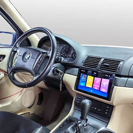 BMW E46 1997-2005 MULTİMEDYA CARPLAY EKRAN SETİ 2 GB RAM 32 HAFIZALI