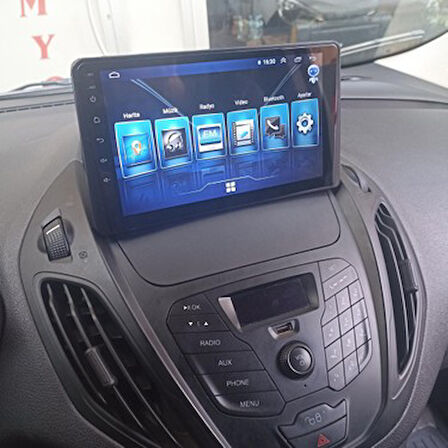 FORD COURİER 2014-2024 DOLU PAKETLER İÇİN UYGUN MULTİMEDYA EKRAN SETİ 2 GB RAM 32 HAFIZALI