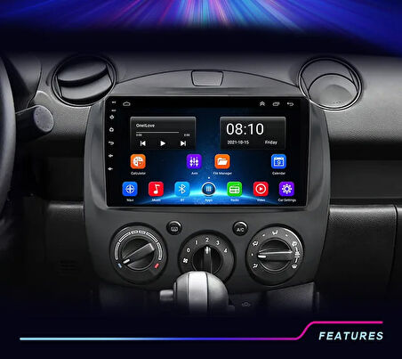 MAZDA 2 2004-2007 MULTİMEDYA CARPLAY EKRAN SETİ 2 GB RAM 32 HAFIZALI