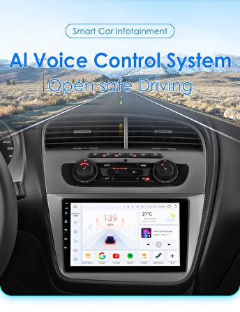 SEAT ALTEA 2004-2009 MULTİMEDYA CARPLAY EKRAN SETİ 2 GB RAM 32 HAFIZALI