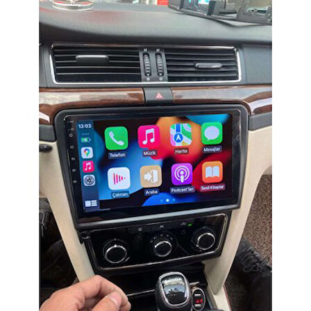 SKODA SUPER B 2008-2013 MULTİMEDYA CARPLAY EKRAN SETİ 2 GB RAM 32 HAFIZALI