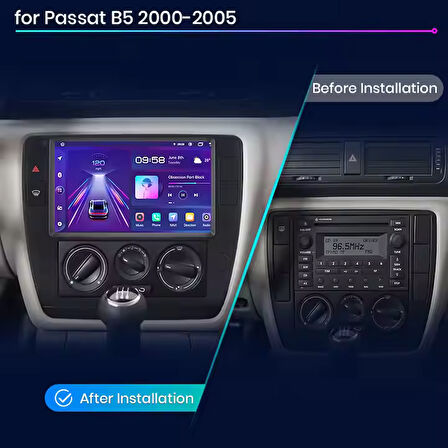 VW PASSAT B5 1996-2006 MULTİMEDYA CARPLAY EKRAN SETİ  2 GB RAM 32 HAFIZALI