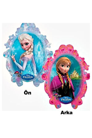 Frozen Elsa Konsept 4 Yaş Renkli Balon Set Karlar Ülkesi Tema Doğum Günü Folyo Balon Set