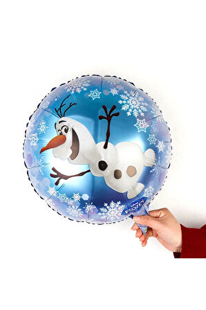 Karlar Ülkesi Frozen Elsa Olaf 5 Yaş Balon Set Frozen Elsa Olaf Konsept Doğum Günü Folyo Balon Set