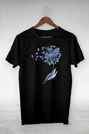 Azurco Oversize Tiger Baskılı Siyah Tshirt