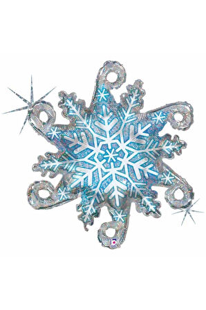Kar Tanesi Frozen Elsa Kış Konsept Snowflake 5 Yaş Balon Konsept Doğum Günü Set Yaş Balon Set
