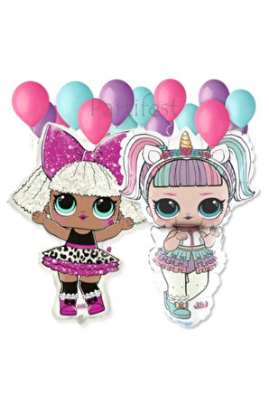 Lol Surprise Balon Seti Lol Bebek 9 Yaş Balon Seti Lol Doğum Günü Parti Seti
