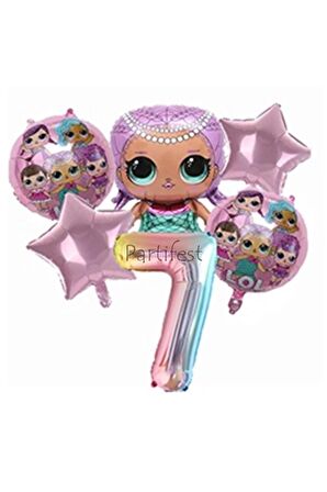 Lol Surprise 7 Yaş Balon Seti Lol Bebek Balon Seti Lol Doğum Günü Parti Seti