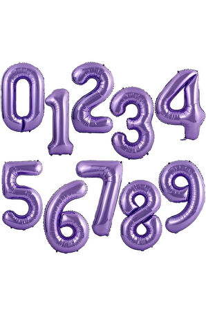 Surprise Konsept 6 Yaş Balon Set Unicorn LOL Bebek Mor Rakam Balon Parti Doğum Günü Balon Set