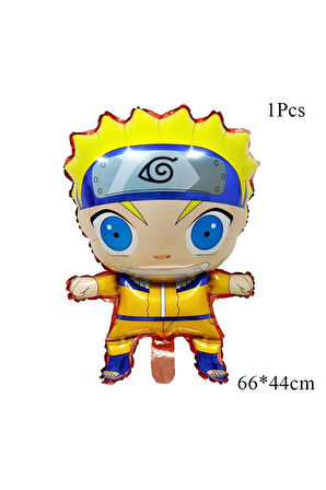 Anime Naruto 1 Yaş Doğum Günü Balon Set Naruto Konsept Doğum Günü Parti Balon Set