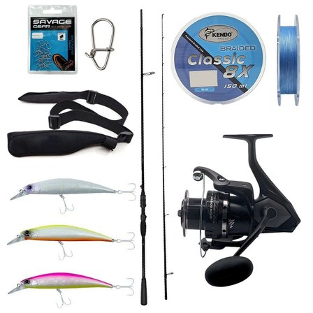 Yek Outdoor Spin Olta Seti Okuma Psycho Stick Game 243cm Ex-Fast 15-40gr 2 Parça Olta Kamışı&Okuma Wave Power WP-4000A1 Olta Makinesi