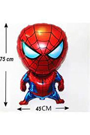 Spiderman Örümcek Adam Konsept 6 Yaş Balon Set Spiderman Doğum Günü Set Yaş Balon Set