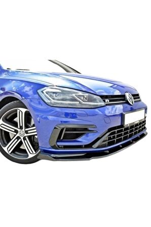 Vw Golf 7,5 (2017 - 2019) Maxton Style Ön Lip (plastik) Uyumlu