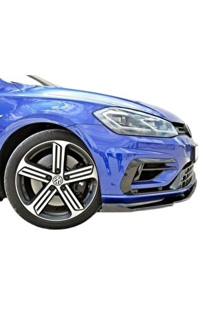 Vw Golf 7,5 (2017 - 2019) Maxton Style Ön Lip (plastik) Uyumlu