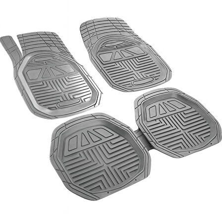 Promats Extra Plus Havuzlu Oto Araba Paspası Universal Gri